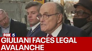 Rudy Giuliani speaks after jury awards 148M to election workers over 2020 vote lies [upl. by Pears24]