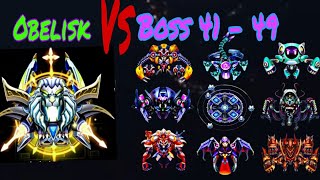 Space shooter Obelisk vs Boss 41  49  Bắn ruồi Hung Thần vs all bosses  4149 [upl. by Anwaf]