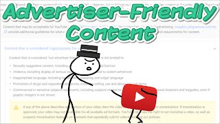 AdvertiserFriendly Content on YouTube [upl. by Ellainad]