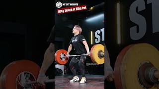 Sunayama working up to 2x bw snatch weightlifting [upl. by Mot]