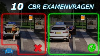 10 Lastige CBR Examenvragen  Auto Theorie Examen 2024 [upl. by Akinimod35]