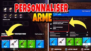 Comment Personnaliser ses Armes sur Fortnite Chapitre 5 Ajouter Accessoire [upl. by Trudy195]