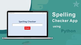 How to Create Spelling Checker App Using Python  GUI Tkinter Project [upl. by Burns335]