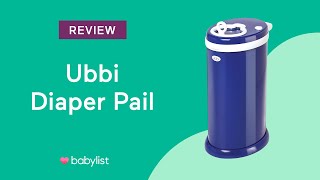 Ubbi Steel Diaper Pail  Babylist [upl. by Domeniga]