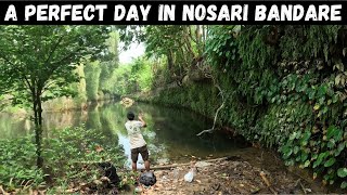 ExpLoring Nosari Bandare falls and doing Regular Fishing [upl. by Akoek]