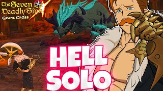 LR ESCANOR SOLOS HELL BELLMOTH DEMON NEW PVE GOD  Seven Deadly Sins Grand Cross [upl. by Reinaldos]