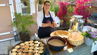 GORDITAS DE NATA Y POSTRE DE LECHE [upl. by Augustin]