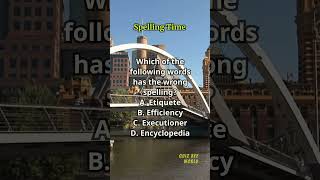 Spelling Time 549 spelling englishlearning englishvocabulary questions quiz [upl. by Prior787]