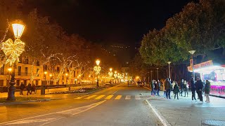 Weihnachtsbeleuchtung Palma  Mallorca November 2021 Rundgang  Altstadt  Gassen  Bars  Born [upl. by Aicia]