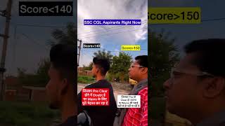 SSC CGL 2024 Pre Score Vs Mains Ki preparation  Life of a SSC Aspirant shorts viralvideo [upl. by Neoma]