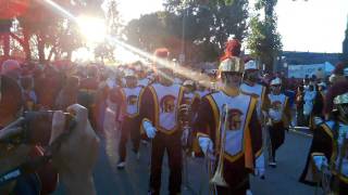 USC Band Marching To The Coliseum 112710 [upl. by Aken479]