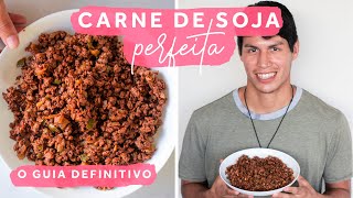 COMO FAZER A CARNE DE SOJA PERFEITA  VEGANO INICIANTE 1  DANNY COZINHA [upl. by Anelrad557]