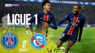 PSG vs Strasbourg  Ligue 1 HIGHLIGHTS  101924  beIN SPORTS USA [upl. by Novar54]