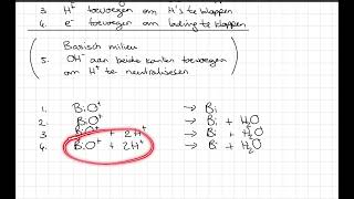 Halfreacties opstellen [upl. by Franny]