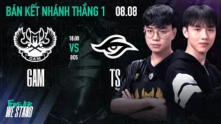 GAM vs TS BO5  VCS 2024 MÙA HÈ  BÁN KẾT NHÁNH THẮNG  08082024 [upl. by Zales]