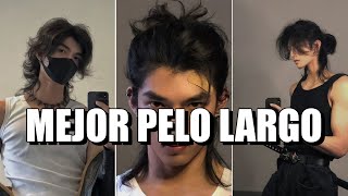 4 MEJORES PEINADOS de CABELLO LARGO hombre 2023  NO a ETAPA INCOMODA [upl. by Essex]