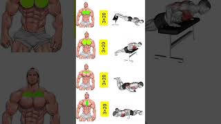 chest workout at home fitness chestworkout absworkout [upl. by Anilok]