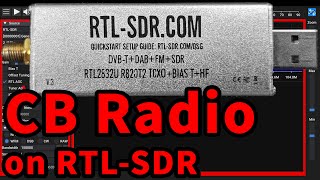 Listen CB Radio on an SDR with SDR Easy Software Defined Radio antenna RTLSDR [upl. by Labors]