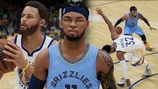 NBA 2K22 MyCAREER  First Battle vs Curry Curry Drops 30 Local News Interview [upl. by Hackathorn]