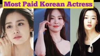 Highest Paid Korean Actress  Information Released [upl. by Adnirb]