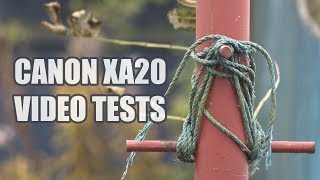 Canon XA20 Video Test amp Footage [upl. by Rosabel]