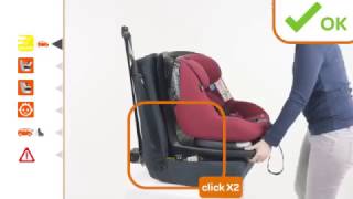 MaxiCosi l AxissFix car seat l How to install [upl. by Forland464]