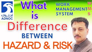 What is difference between Hazard and Risk [upl. by Fortunna]