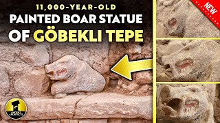 11000YearOld PAINTED Boar Statue of Göbekli Tepe  Ancient Architects [upl. by Tugman]