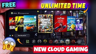 Play PC Games On Android  Free Cloud Gaming  Best Cloud Gaming  Unlimited Time Cloud Gaming App [upl. by Pallua]