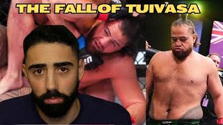 THE FALL OF TAI TUIVASA UFC VEGAS 88 RECAP ufc worldcombatsports mma ufcfighter [upl. by Annaiv53]