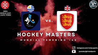 VSports LIVE 🔥Uruguay vs Inglaterra  Hockey Mundial 40 Femenino [upl. by Ricky444]