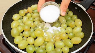 LA PREMIÈRE RECETTE SUR YOUTUBE ‼️ Qui a rendu le monde fou  Recette Facile Rapide à Poêle👌Grapes [upl. by Haig]