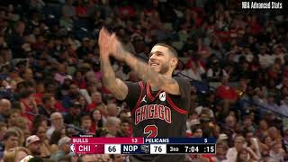 Lonzo Ball  Chicago Bulls at New Orleans Pelicans  Full Box Score [upl. by Kciredes]