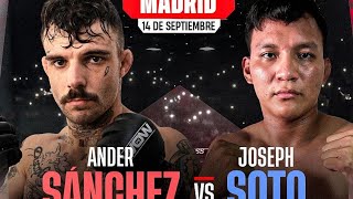 Conociendo al rival de ANDER SANCHEZ en WOW15 JOSEPH SOTO con MMA Finis [upl. by Atilef]