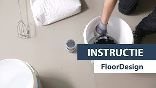 EUROCOL  INSTRUCTIE  FloorDesign  NIEUW [upl. by Llien]