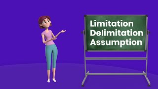 Limitations delimitations and assumptions in research Differences with Examples [upl. by Jamey]