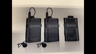 BOYA BYWM4 PRO K2 Two Person Wireless Omni Lavalier Microphone System 24 GHz BYWM4 PRO K2 [upl. by Wons]