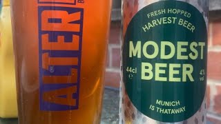 Modest Beer  Munich is ThataWay  Lager Review [upl. by Joseito392]