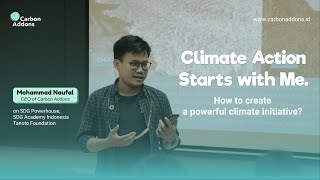 Climate Action Starts with Me How to Create a Powerful Climate Initiative [upl. by Aynotel]