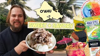 Oahu Hawaii Food Tour  10 Best Foods To Try in Hawaii 🍍 [upl. by Foah]