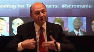 A lecture by Traian Băsescu President of Romania in English [upl. by Eldwun]