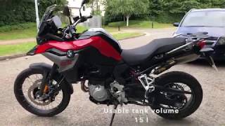 2018 BMW f850GS Overview [upl. by Lerraj]