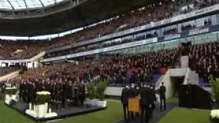 Trauerfeier Robert Enke im Stadion [upl. by Einnok55]