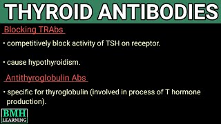 Thyroid Antibodies  Anti TPO Antibodies  Anti TSH Antibodies Anti Thyroglobulin Antibodies [upl. by Rellim6]