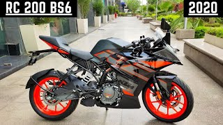 2021 KTM RC 200 Bs6 Full Review  Price And Mileage  Exhaust Sound  New Changes [upl. by Sheng]