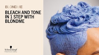 Get to know Bleach and Tone in 1 step with BLONDME [upl. by Eey209]