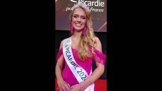 Après Miss Oise Marina Przadka est couronnée Miss Picardie 2024 à Beauvais [upl. by Gusba]