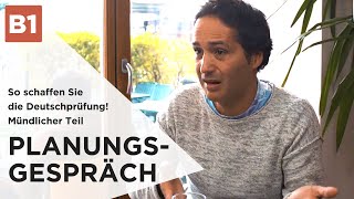 Deutschprüfung  Mündlicher Teil PLANUNGSGESPRÄCH [upl. by Lorain441]