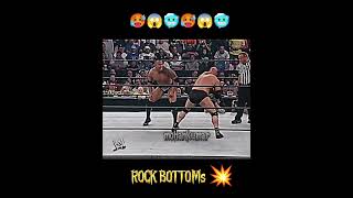 Rock Bottoms 💥  wwe rock viral [upl. by Alliw]