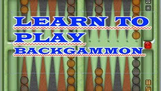 Backgammon for complete beginners Part 1  Introduction and The board [upl. by Ahsikit747]